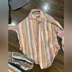 Pilcro Anthropologie button down size large/XL